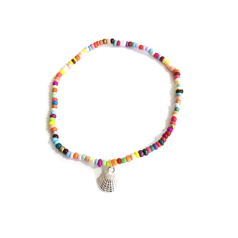 Bohemian Gold Color Metal Shell Seed Beads Foot Chain Anklets Women Summer Beach Colorful Handmade Beach Anklet Bracelet Jewelry
Bohemian Gold Color Metal Shell Seed Beads Foot Chain Anklets Women Summer Beach Colorful Handmade Beach Anklet Bracelet Jewelry