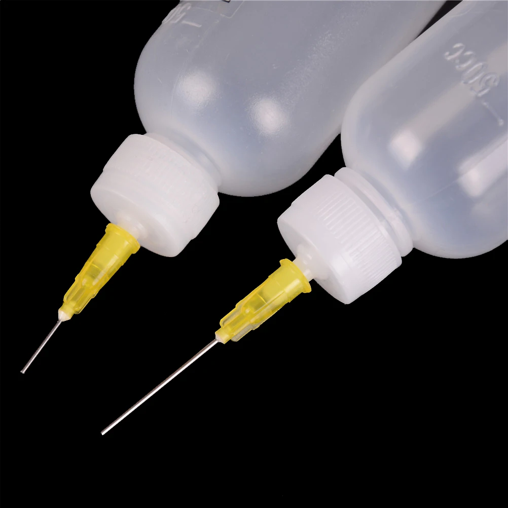 1pcs Solder Liquid Flux Hand Bottle With Fine Tipped 50ml Needles Blunt Dispensing Syringe Needle Tips For Ink Glue Gray
1pcs Solder Liquid Flux Hand Bottle With Fine Tipped 50ml Needles Blunt Dispensing Syringe Needle Tips For Ink Glue Gray