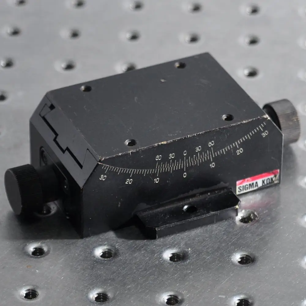 Sigma manual U axis radian angle tilt goniometer sliding table precision fine-tuning displacement adjustment table 50*69mm
Sigma manual U axis radian angle tilt goniometer sliding table precision fine-tuning displacement adjustment table 50*69mm