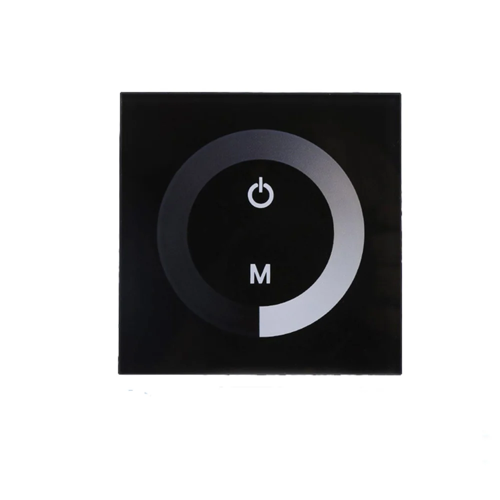 DC12V-24V Single Color Wall Mounted Touch Panel Controller Glass Panel Dimmer Switch Controller for Single Color LED Strips Lamp
DC12V-24V Single Color Wall Mounted Touch Panel Controller Glass Panel Dimmer Switch Controller for Single Color LED Strips Lamp