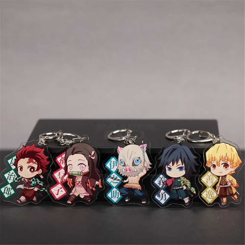 5pcs/set Demon Slayer Kimetsu no Yaiba Anime Figures Keychain Toys Kawaii Kamado Nezuko Kamado Tanjirou Acrylic Action Toys Doll
5pcs/set Demon Slayer Kimetsu no Yaiba Anime Figures Keychain Toys Kawaii Kamado Nezuko Kamado Tanjirou Acrylic Action Toys Doll