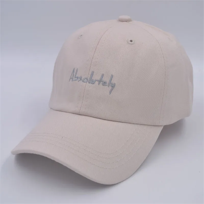 Absolutely letter embroidery cotton Baseball Cap Adjustable Snapback cap for men and women 235
Absolutely letter embroidery cotton Baseball Cap Adjustable Snapback cap for men and women 235