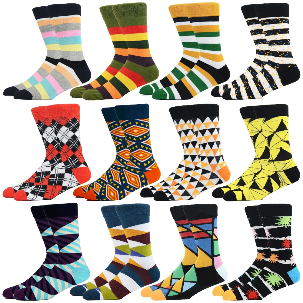 Носки мужские хлопковые цветные, классические с геометрическим рисунком, в полоску, для счастливой пары, повседневные женские
Носки мужские хлопковые цветные, классические с геометрическим рисунком, в полоску, для счастливой пары, повседневные женские