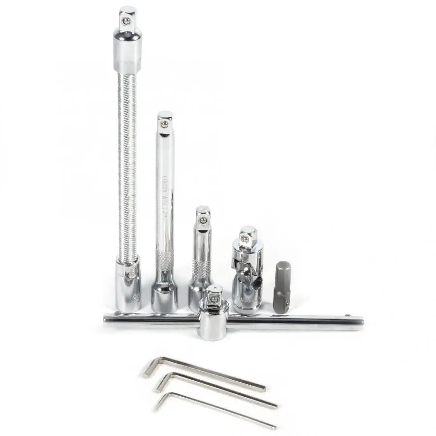 46pcs Socket Spanner Wrench Set 1/4" Drive Metric Extension Bar with Box wrench Set
46pcs Socket Spanner Wrench Set 1/4" Drive Metric Extension Bar with Box wrench Set