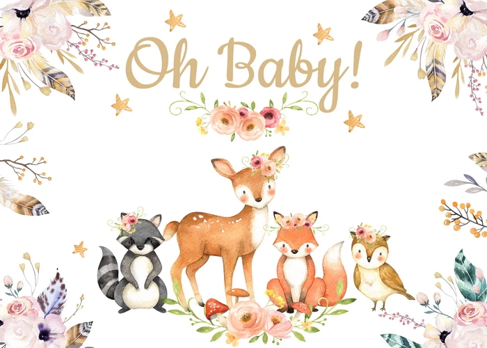Animal Foxes Photo Background Baby Shower Theme Party Backdrop for Photography Boy Newborn Warm Background Leaves Photophone
Animal Foxes Photo Background Baby Shower Theme Party Backdrop for Photography Boy Newborn Warm Background Leaves Photophone