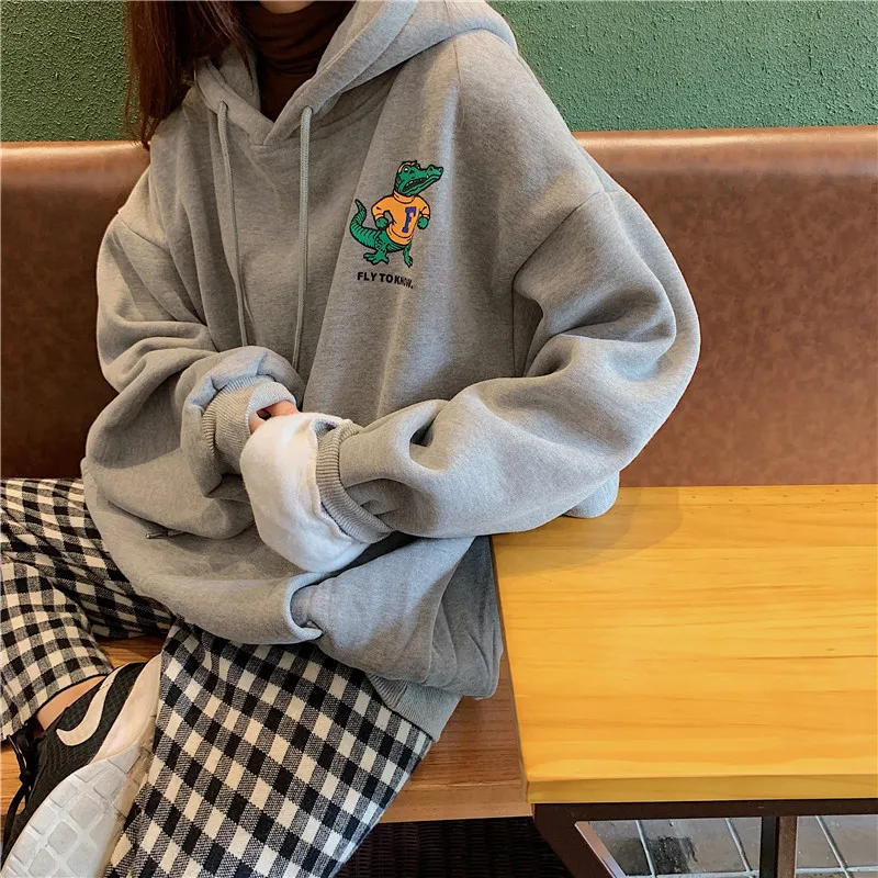 ZOGAA Hoodies Women Oversized Korean Style High Quality Thicker Velvet Print Hooded Casual Harajuku Womens Sweatshirts Chic Tops
ZOGAA Hoodies Women Oversized Korean Style High Quality Thicker Velvet Print Hooded Casual Harajuku Womens Sweatshirts Chic Tops