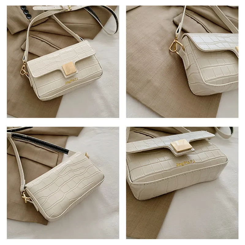 French Texture Small Bag 2020 New Winter Fashion Plaid Women's Bags Crocodile Print One Shoulder Crossbody Bag Women's Brand Bag
French Texture Small Bag 2020 New Winter Fashion Plaid Women's Bags Crocodile Print One Shoulder Crossbody Bag Women's Brand Bag