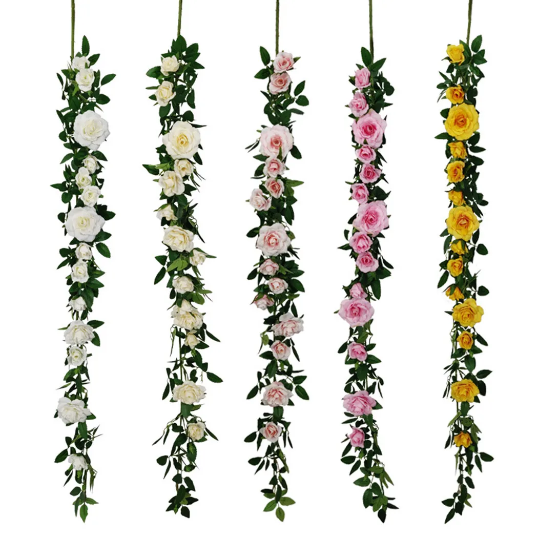 1pcs Fake Flower Rattan 1.4M Silk+pvc Artificial Flower Floral Fake Vine Hanging Garland Party Wedding Decer
1pcs Fake Flower Rattan 1.4M Silk+pvc Artificial Flower Floral Fake Vine Hanging Garland Party Wedding Decer