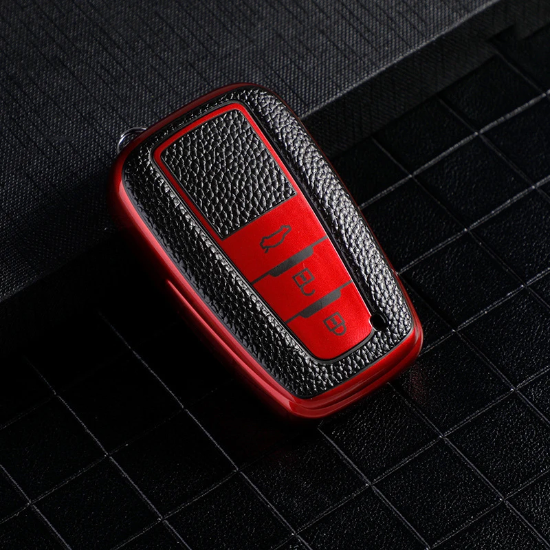 Leather TPU Car Key Cover Case Accessories for Toyota Prius Camry Corolla C-HR CHR RAV4 Prado 2018 Car Key Shell Protector
Leather TPU Car Key Cover Case Accessories for Toyota Prius Camry Corolla C-HR CHR RAV4 Prado 2018 Car Key Shell Protector
