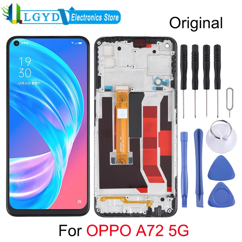 Оригинальный ЖК-экран и дигитайзер в сборе с рамкой для OPPO A72 5G
Оригинальный ЖК-экран и дигитайзер в сборе с рамкой для OPPO A72 5G