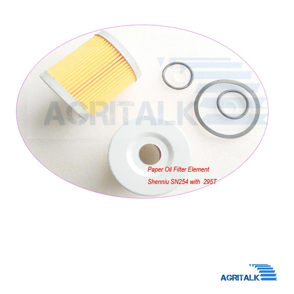 paper oil filter element for Shenniu Bison SN254 tractor with engine 295T, part number:
paper oil filter element for Shenniu Bison SN254 tractor with engine 295T, part number: