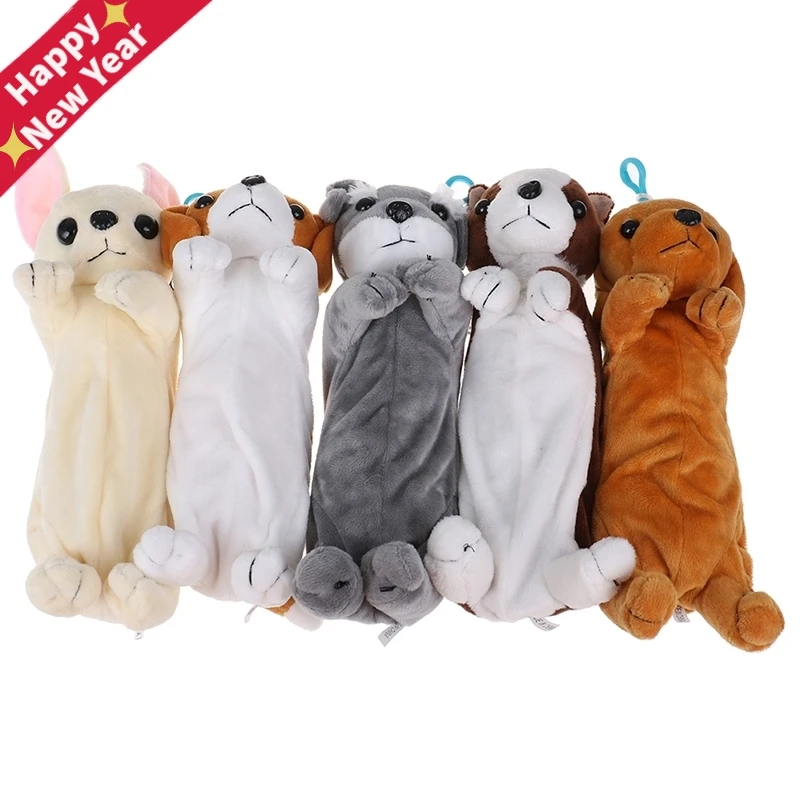 Cartoon Plush Pencil Case Kawaii Stationery Plush Dog Puppy School Office Supplies Pencil Bag For Kids Pencil Box Christmas Gift
Cartoon Plush Pencil Case Kawaii Stationery Plush Dog Puppy School Office Supplies Pencil Bag For Kids Pencil Box Christmas Gift
