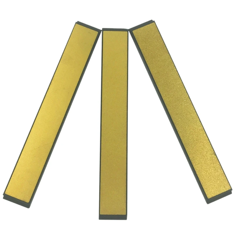 3pcs Knife Sharpener Plating Titanium Diamond Whetstone Kitchen Knife Edge Grinding Stone 240/600/1000 Grit
3pcs Knife Sharpener Plating Titanium Diamond Whetstone Kitchen Knife Edge Grinding Stone 240/600/1000 Grit