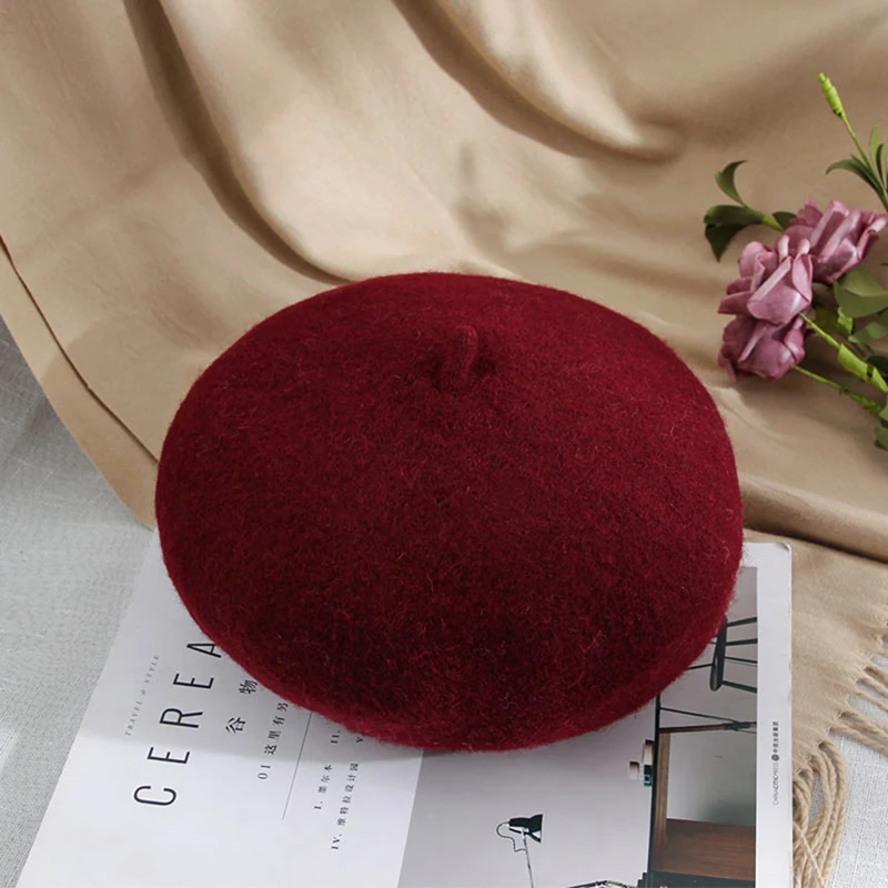 Wool Beret Hats Women Winter Solid Color Hat 2019 Fashion Autumn Winter Beret Hat For Women Casual Cap Felt Berets
Wool Beret Hats Women Winter Solid Color Hat 2019 Fashion Autumn Winter Beret Hat For Women Casual Cap Felt Berets