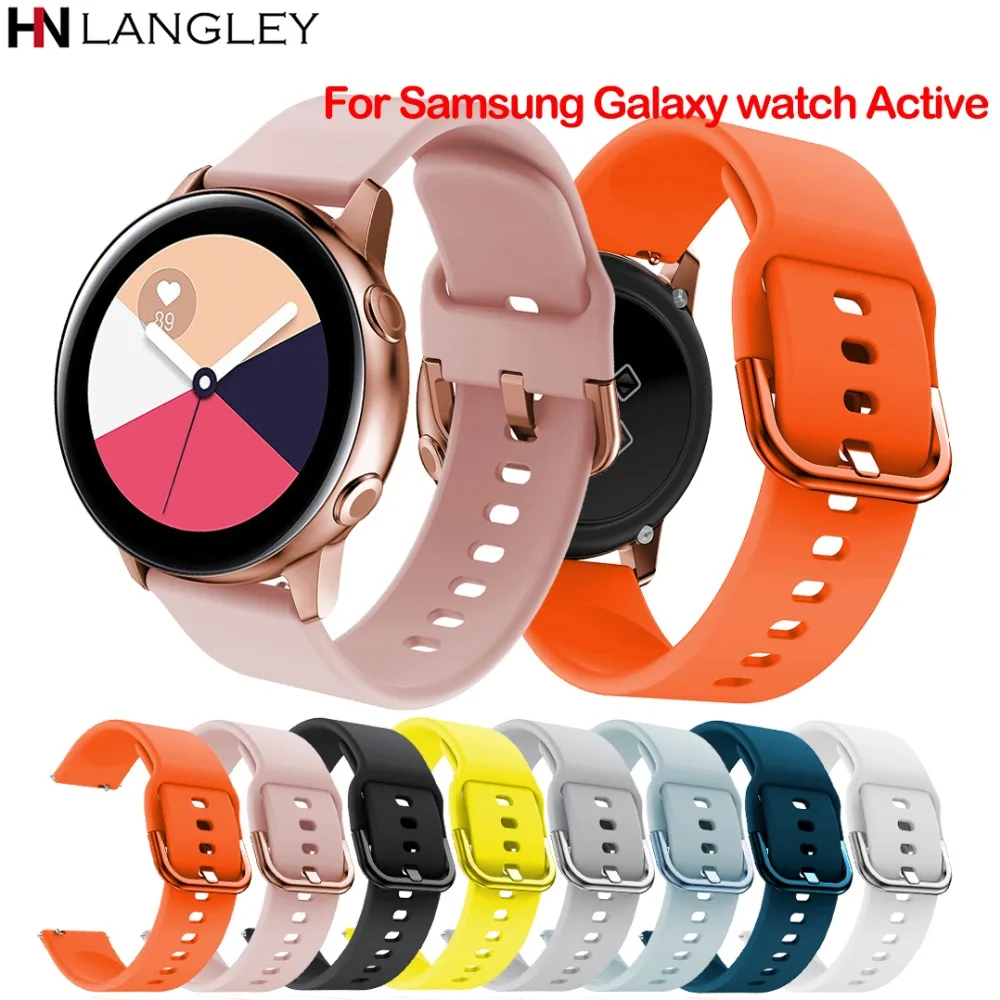 Ремешок силиконовый для Samsung Galaxy Watch Active, мягкий спортивный браслет для Gear S2 Classic Galaxy Watch 42 мм
Ремешок силиконовый для Samsung Galaxy Watch Active, мягкий спортивный браслет для Gear S2 Classic Galaxy Watch 42 мм