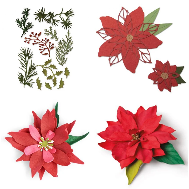 New Christmas Flower Cutting Die for Scrapbooking Photo Album Stencils for Decoration Stamp Die Cuts for Card Making Embossing
New Christmas Flower Cutting Die for Scrapbooking Photo Album Stencils for Decoration Stamp Die Cuts for Card Making Embossing