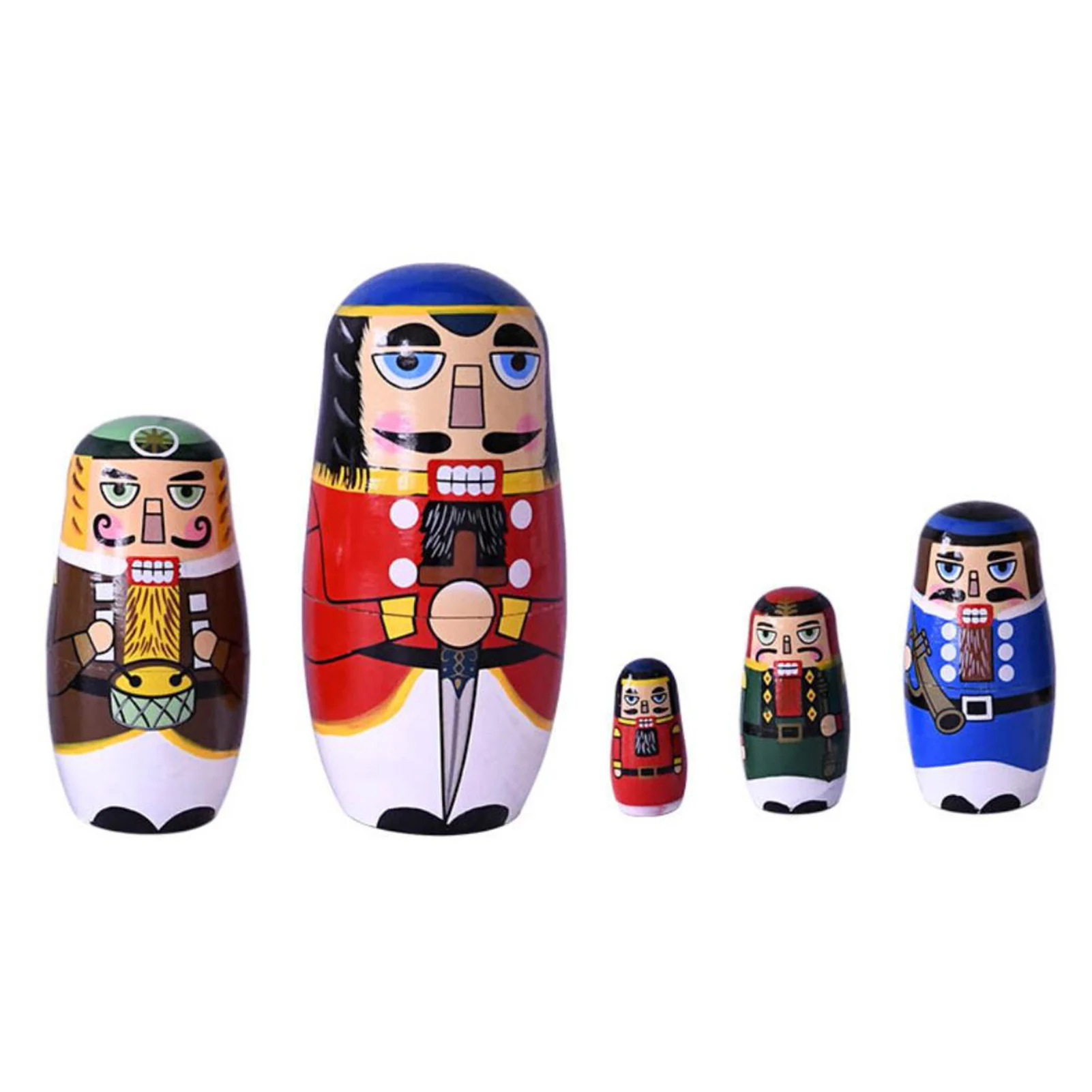 5PCS Russian Nesting Doll Matryoshka Handmade Wooden Russian Nesting Dolls Christmas Nutcracker Wooden Toy Set Handmade Trusted 
5PCS Russian Nesting Doll Matryoshka Handmade Wooden Russian Nesting Dolls Christmas Nutcracker Wooden Toy Set Handmade Trusted