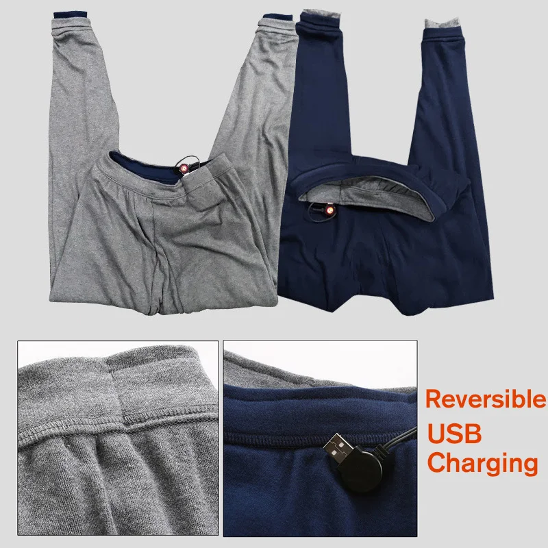 Electric Heated Warm Pants Men USB Heating Base Layer Elastic Trousers Reversible Smart Heated Trousers for Camping Hiking
Electric Heated Warm Pants Men USB Heating Base Layer Elastic Trousers Reversible Smart Heated Trousers for Camping Hiking