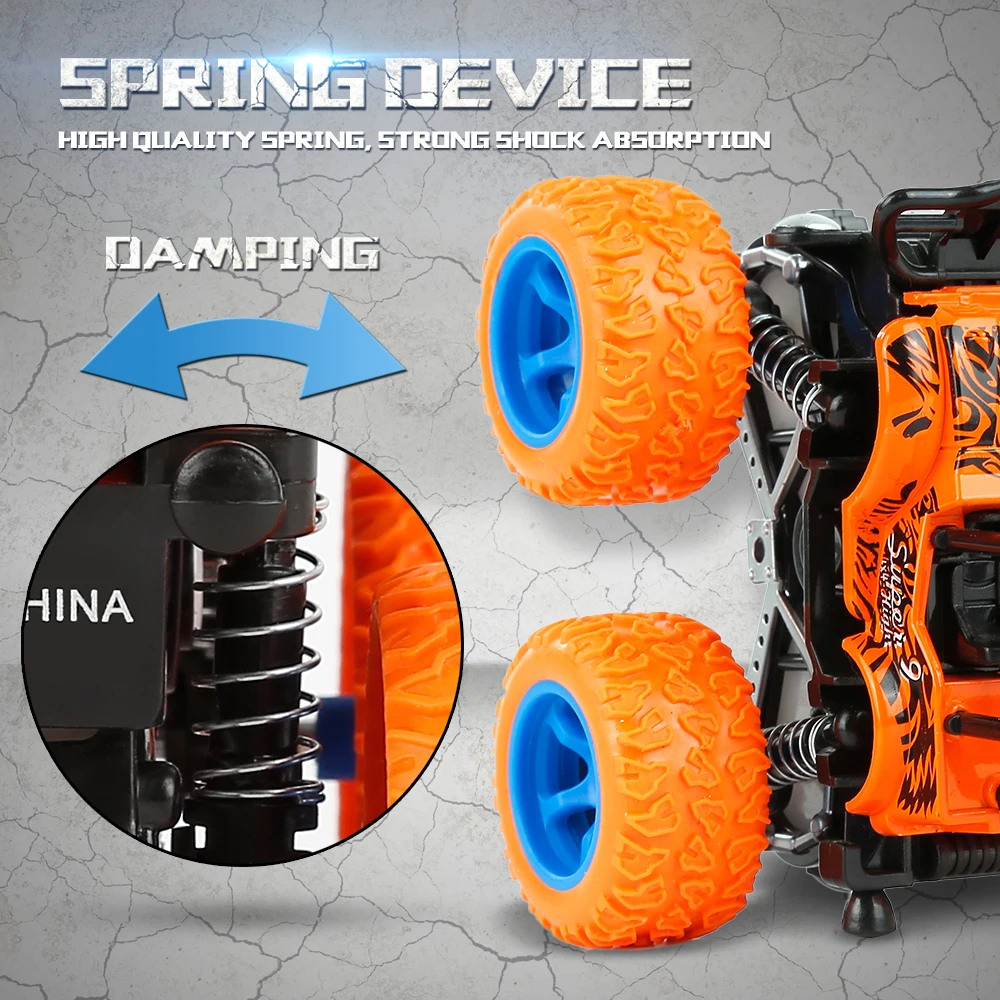 New Mini Inertial off-Road Vehicle Four-Wheel-Drive Plastic Children Toy Car Pull Back Stunt Car
New Mini Inertial off-Road Vehicle Four-Wheel-Drive Plastic Children Toy Car Pull Back Stunt Car