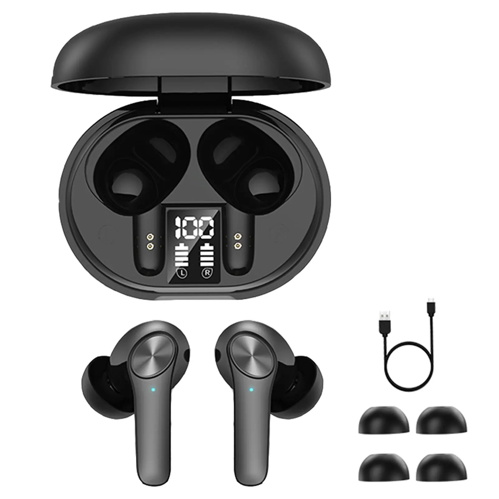 Auto Pairing Comfortable With Microphone No Delay 5.2 Outdoor Sports Wireless Earbuds HiFi Stereo Music Multifunction
Auto Pairing Comfortable With Microphone No Delay 5.2 Outdoor Sports Wireless Earbuds HiFi Stereo Music Multifunction