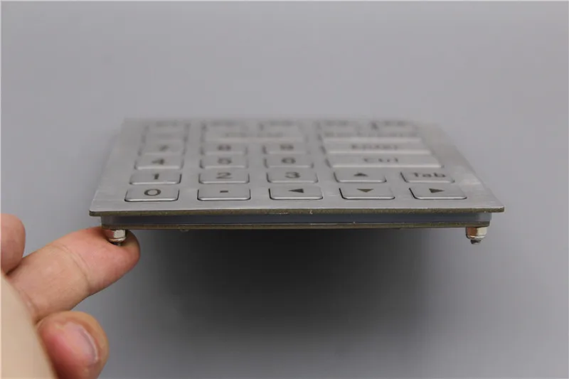 26 Flat Keys Metal Stainless steel Keypad for self service Kiosk Terminal
26 Flat Keys Metal Stainless steel Keypad for self service Kiosk Terminal