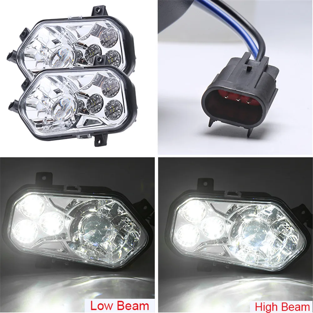 High /Low Beam ATV UTV LED ProjectorLED Headlight Assembly With DRL Halo For Polaris RZR 900 XP 1000 2016 TURBO Moto Light LED
High /Low Beam ATV UTV LED ProjectorLED Headlight Assembly With DRL Halo For Polaris RZR 900 XP 1000 2016 TURBO Moto Light LED