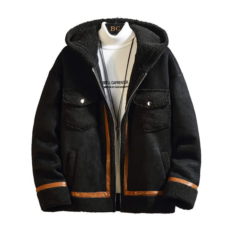 2020 Autumn & Winter New Arrival Japanese Plus Size Hooded Men's Fur Coat Men's Casual Zipper Cardigan Shirt Coat Free Shipping 
2020 Autumn & Winter New Arrival Japanese Plus Size Hooded Men's Fur Coat Men's Casual Zipper Cardigan Shirt Coat Free Shipping