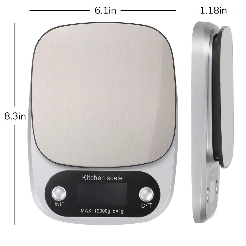 Stainless Steel Durable Digital Electronic Scale Household Kitchen Scale Automatically Save Electric Power Rugged Weighing Tool
Stainless Steel Durable Digital Electronic Scale Household Kitchen Scale Automatically Save Electric Power Rugged Weighing Tool