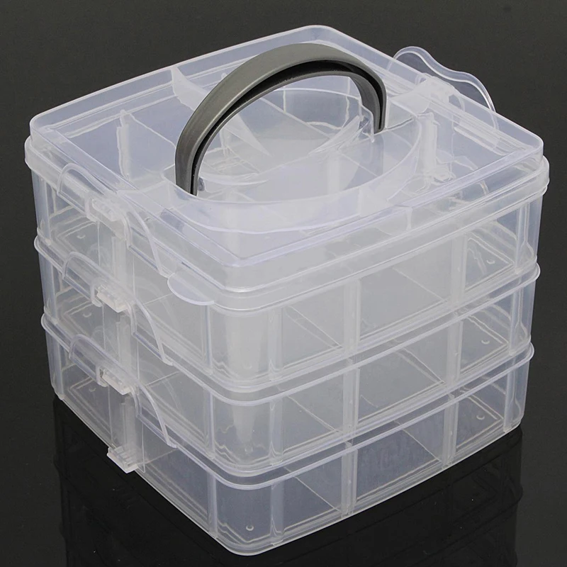 3 Layer 18 Grids Adjustable Container Detachable Diy Desktop Jewelry Beads Bill Home Organizer Storage Case Boxes Holder 
3 Layer 18 Grids Adjustable Container Detachable Diy Desktop Jewelry Beads Bill Home Organizer Storage Case Boxes Holder
