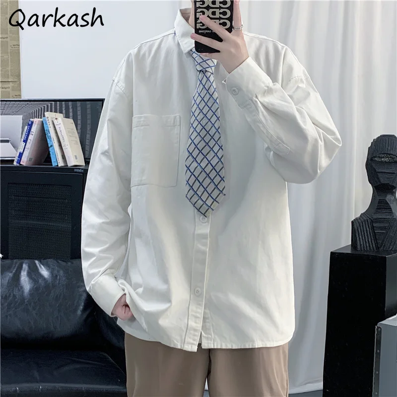 Ins Shirt Women Long-sleeved BF Hong Kong Style Japanese Pure Simple Student Trendy All-match Loose Outerwear Cool Fashion Teens
Ins Shirt Women Long-sleeved BF Hong Kong Style Japanese Pure Simple Student Trendy All-match Loose Outerwear Cool Fashion Teens