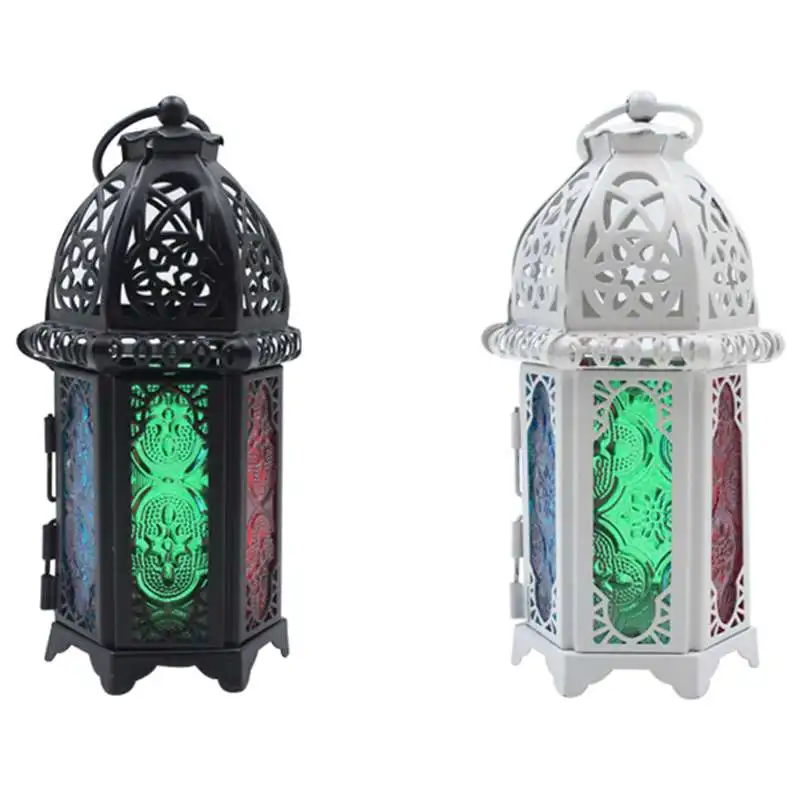 European Candlestick Vintage Hanging Candle Holder Moroccan Glass Candle Lantern Wedding Home Decor
European Candlestick Vintage Hanging Candle Holder Moroccan Glass Candle Lantern Wedding Home Decor