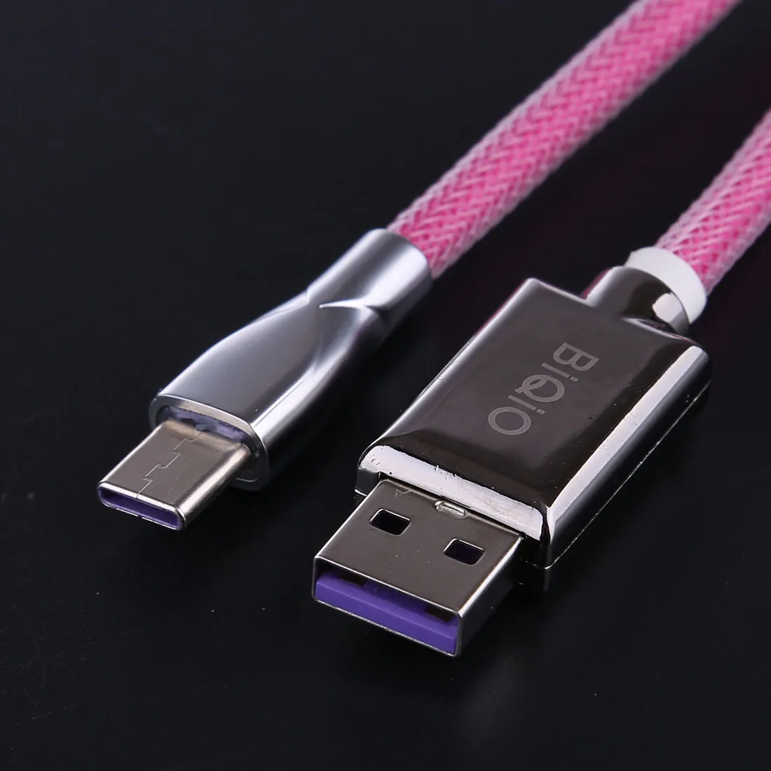 1.2m Custom Handmade Coiled Type C USB Cable with XRL Connector for Mechanical Gaming Keyboard - Pink Yellow
1.2m Custom Handmade Coiled Type C USB Cable with XRL Connector for Mechanical Gaming Keyboard - Pink Yellow