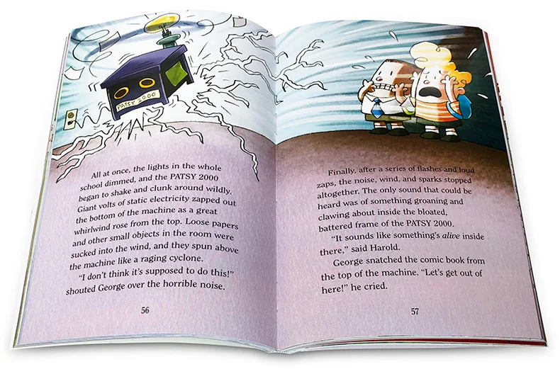 Original Popular Comic Books Captain Underpants #2 Attack OF The Talking Toilets Color Edition English Novel Book for Children
Original Popular Comic Books Captain Underpants #2 Attack OF The Talking Toilets Color Edition English Novel Book for Children