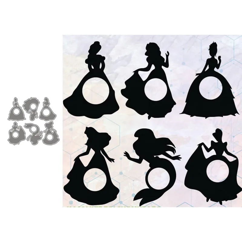 Металлические штампы трафареты принцесса для «сделай сам» альбом бумажная карточка декоративное ремесло высечки 
Металлические штампы трафареты принцесса для «сделай сам» альбом бумажная карточка декоративное ремесло высечки