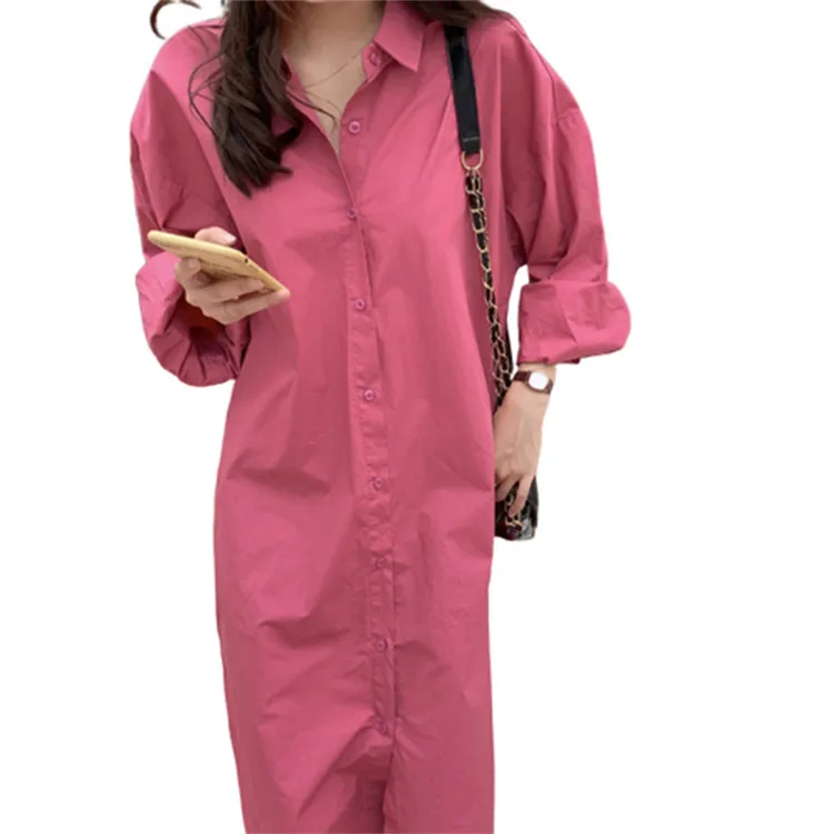 Spring/Autumn Office Lady Solid Long Full Shirts Autumn New Loose Slim Women Blouses
Spring/Autumn Office Lady Solid Long Full Shirts Autumn New Loose Slim Women Blouses