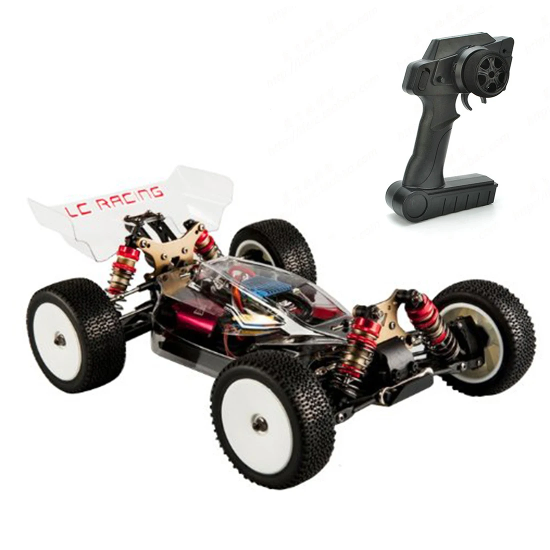 

LC Racing EMB-1H 1:14 50+KM/H 2.4G 4WD Brushless Remote Control Racing Drifting Off Road Vehicle Model Toy - Car Shell RTR