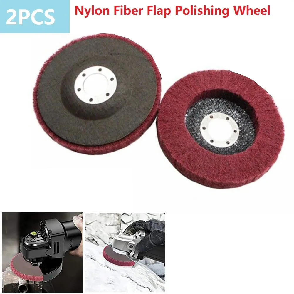 5" 125mm Nylon Fiber Flap Polishing Wheel Disc 320Grit For Angle Grinder For Wood Metal Buffing 2pcs Fast Shipping
5" 125mm Nylon Fiber Flap Polishing Wheel Disc 320Grit For Angle Grinder For Wood Metal Buffing 2pcs Fast Shipping