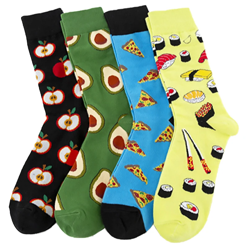 Men Funny Cotton Socks Women Tube Happy Socks Wholesale Harajuku Tide Long Snacks Fruit Food Avocado Socks High Sushi Apple Sock
Men Funny Cotton Socks Women Tube Happy Socks Wholesale Harajuku Tide Long Snacks Fruit Food Avocado Socks High Sushi Apple Sock