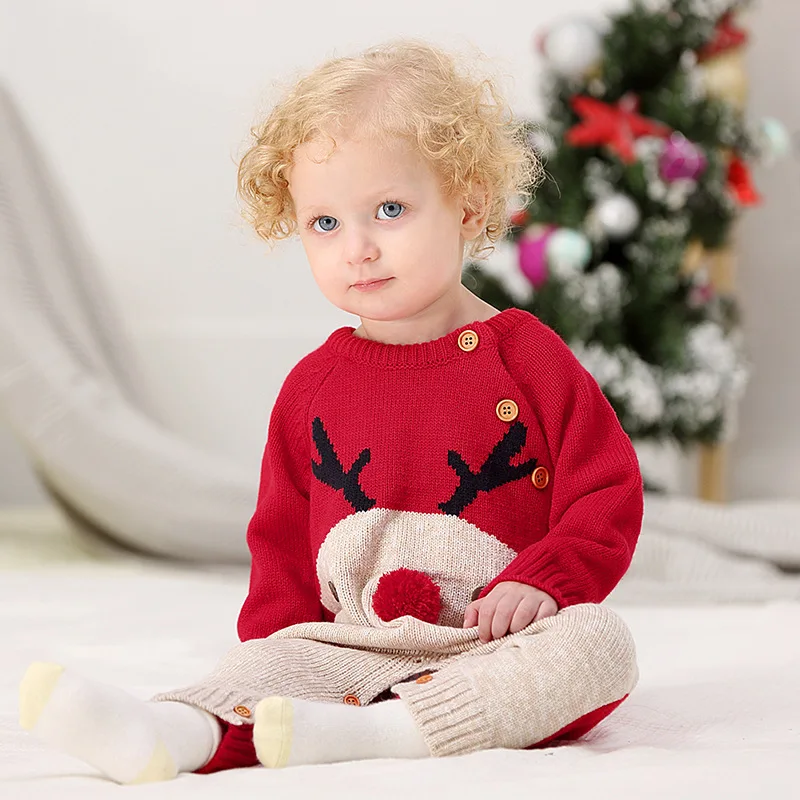 Christmas Sweater 2021 New Year Winter Newborn Baby Girl Knitted Romper Jumpsuit Overall Sweater Warm Fall Autumn Wool Clothes
Christmas Sweater 2021 New Year Winter Newborn Baby Girl Knitted Romper Jumpsuit Overall Sweater Warm Fall Autumn Wool Clothes