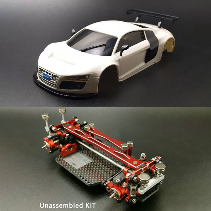 FTRC MINID Drift RC Car Model KIT Version Body Shell Chassis Upgraded Part For DIY AUDI R8 1/28 AWD Racing Vehicle THZH1075-SMT5
FTRC MINID Drift RC Car Model KIT Version Body Shell Chassis Upgraded Part For DIY AUDI R8 1/28 AWD Racing Vehicle THZH1075-SMT5