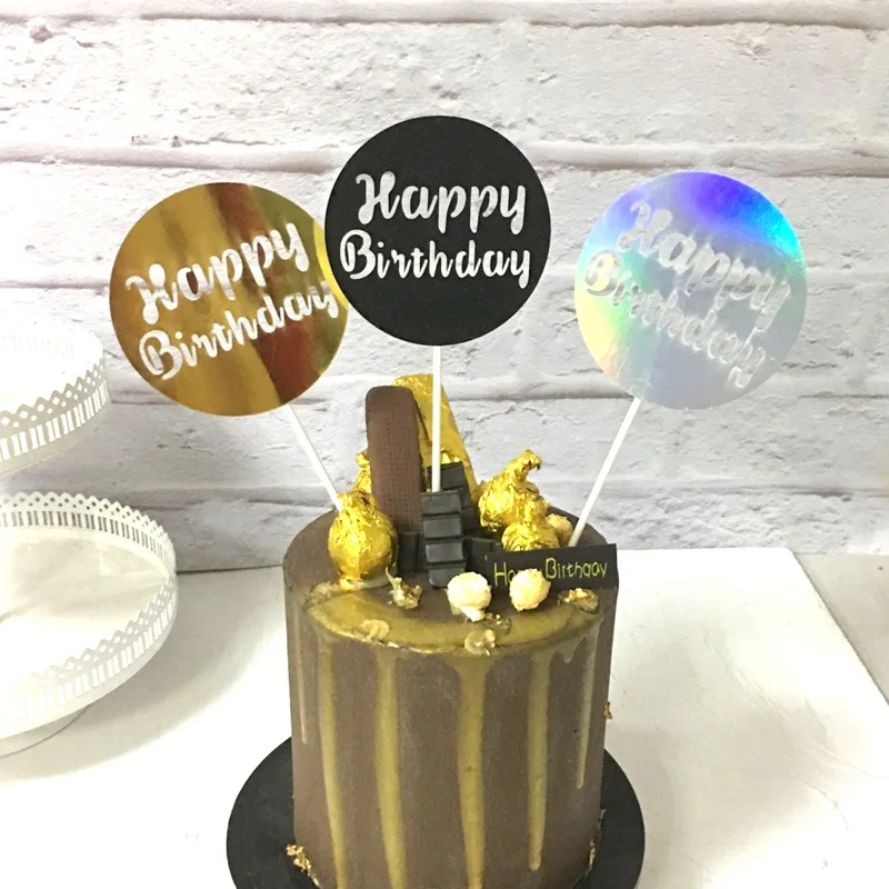 1pcs Happy Birthday Shiny Round Cake Topper Golden Glitter Birthday Cupcake Topper Cake Decoration Top Tags Party Supplies
1pcs Happy Birthday Shiny Round Cake Topper Golden Glitter Birthday Cupcake Topper Cake Decoration Top Tags Party Supplies