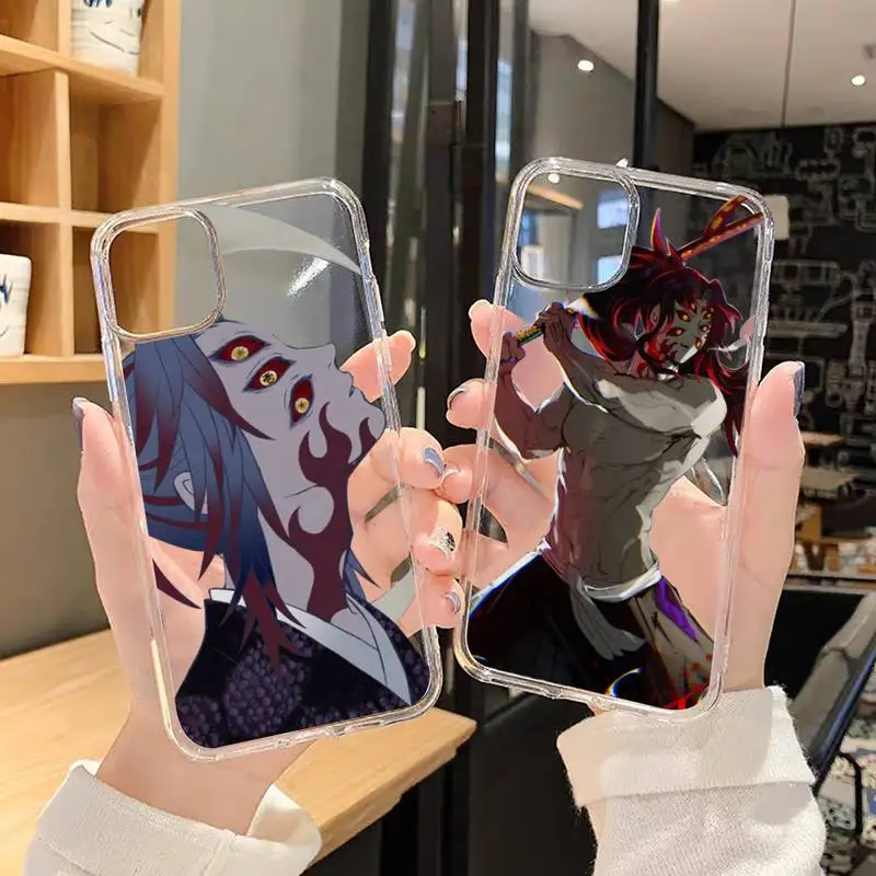 Anime Demon Slayer Akaza Phone Case Transparent for iPhone 6 7 8 11 12 s mini pro X XS XR MAX Plus SE Clear mobile bag
Anime Demon Slayer Akaza Phone Case Transparent for iPhone 6 7 8 11 12 s mini pro X XS XR MAX Plus SE Clear mobile bag