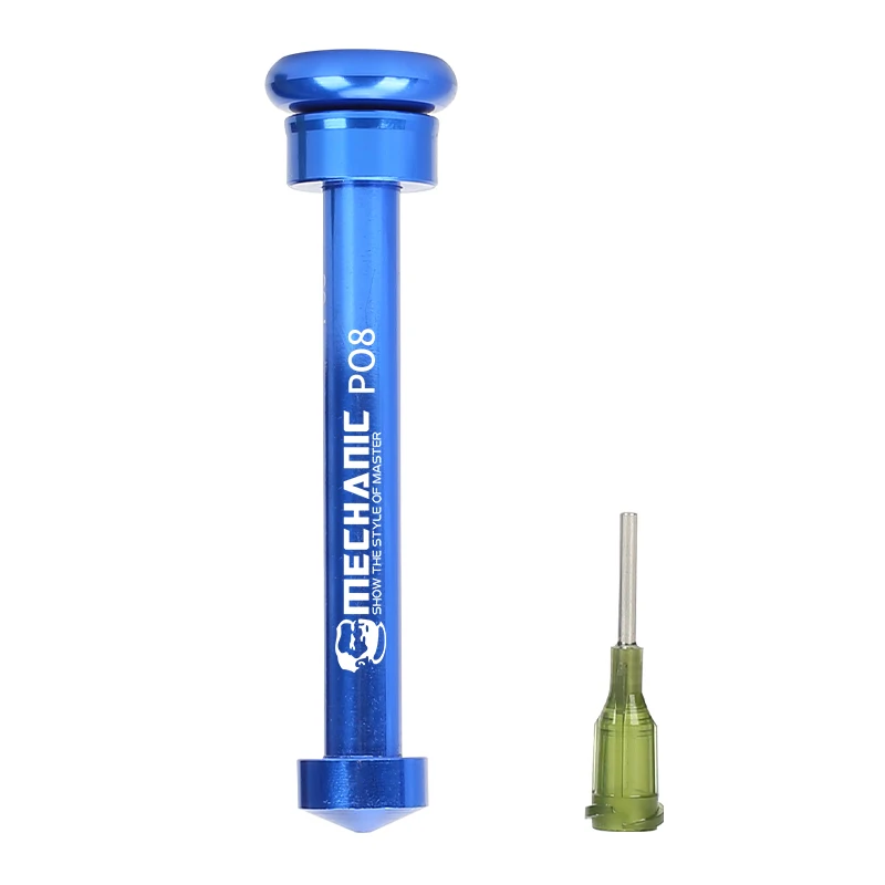 Mechanic PO8 Aluminum Alloy Tube Mate Syringe Flux Mate Solder Paste Booster Welding Oil Needle Tube Push Rod
Mechanic PO8 Aluminum Alloy Tube Mate Syringe Flux Mate Solder Paste Booster Welding Oil Needle Tube Push Rod