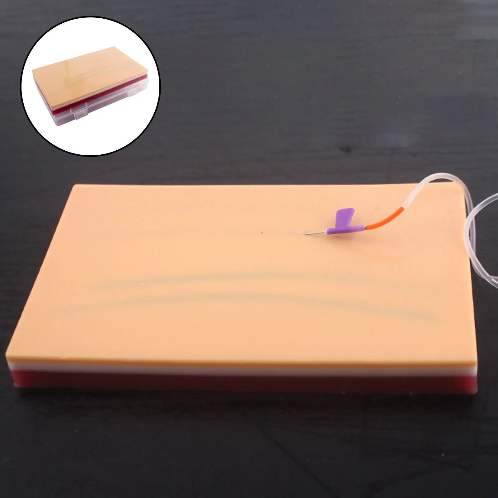 Practical Human Skin Injection Pad with Blood Vessels Model Model for Injection Training Material
Practical Human Skin Injection Pad with Blood Vessels Model Model for Injection Training Material