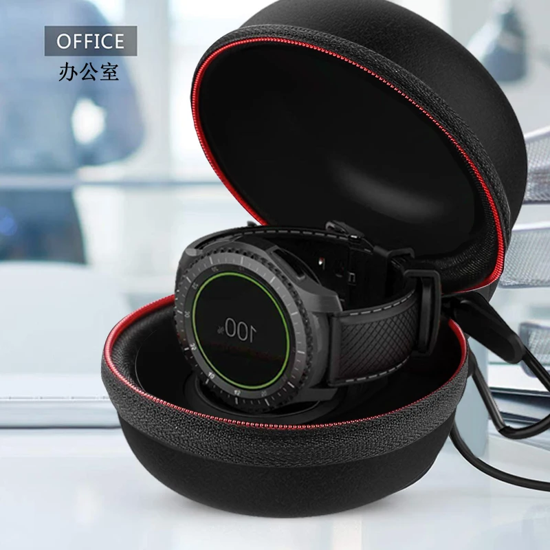 Портативный Держатель зарядного устройства сумка для Samsung Galaxy Watch 46 мм Gear S3 Huawei GT