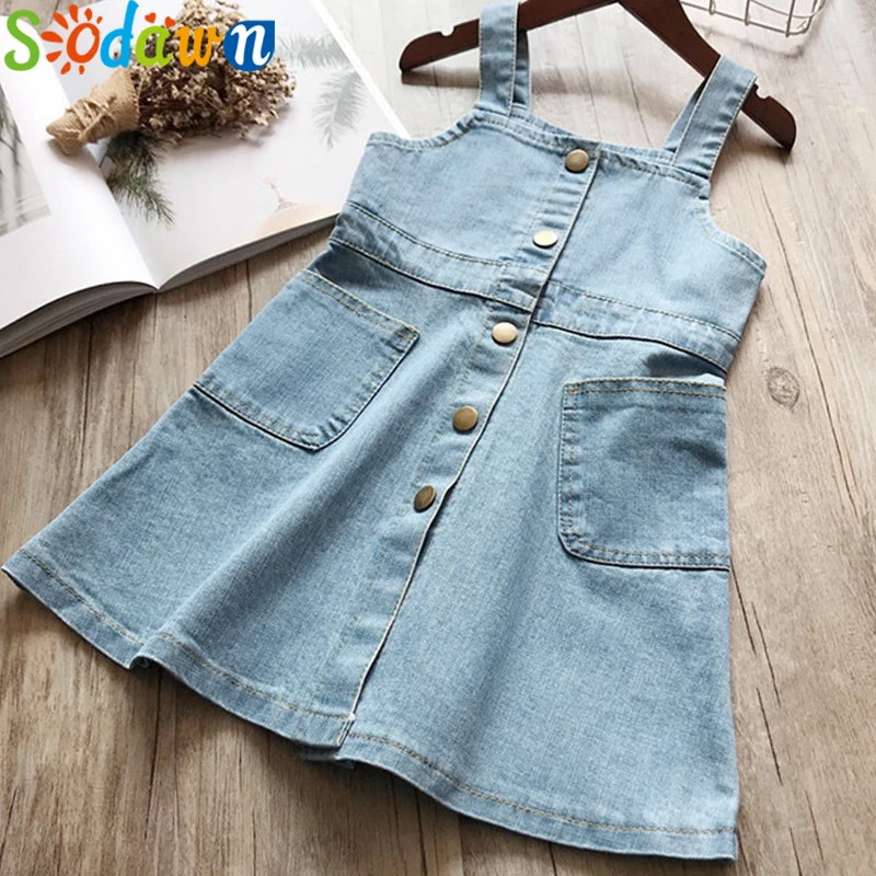 Sodawn Summer Dresses Kids For Girls Sleeveless Denim Wash Strap Dress Princess Dress For Girls
Sodawn Summer Dresses Kids For Girls Sleeveless Denim Wash Strap Dress Princess Dress For Girls