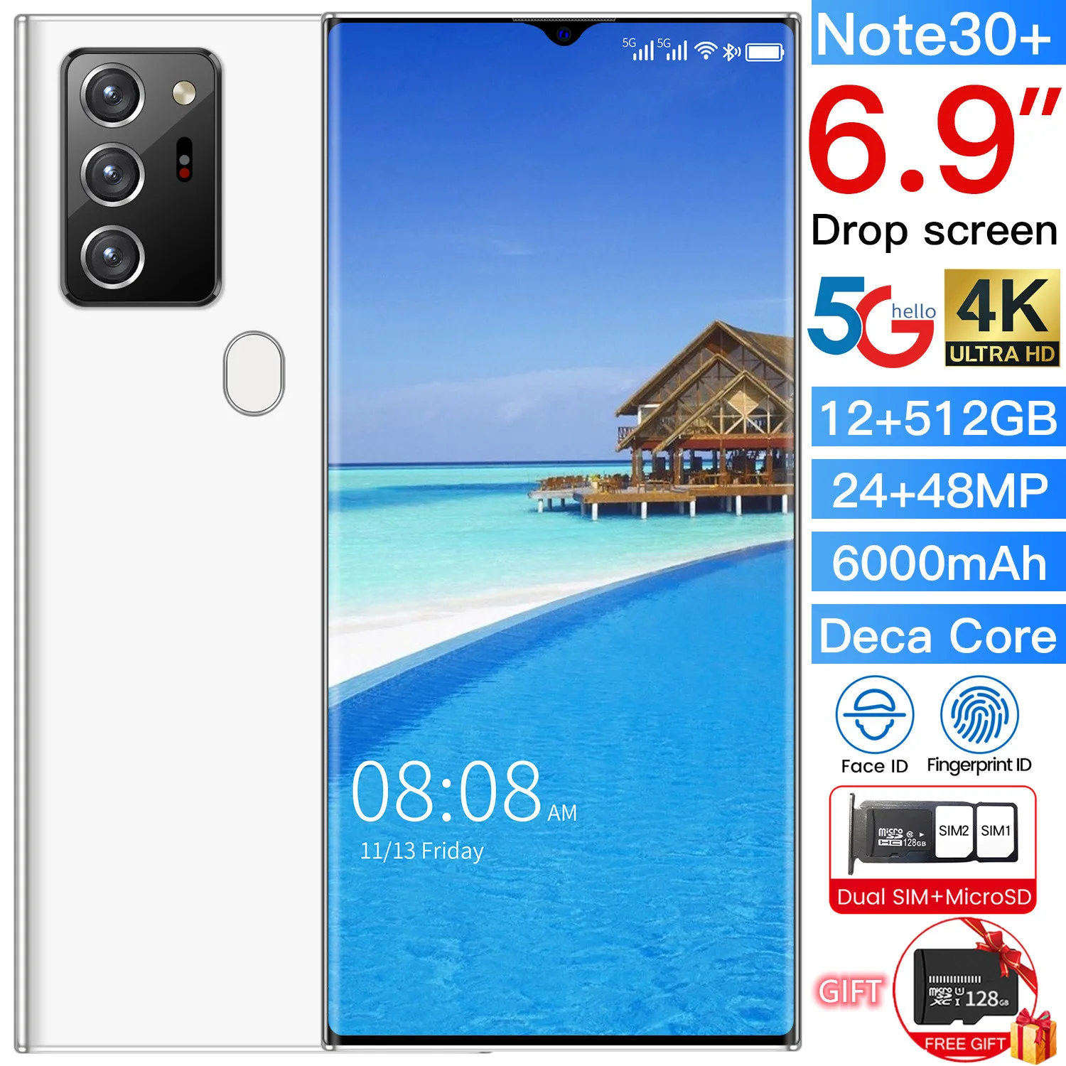 Galaxy Note30 + смартфон на Android 10, 512 ГБ
Galaxy Note30 + смартфон на Android 10, 512 ГБ