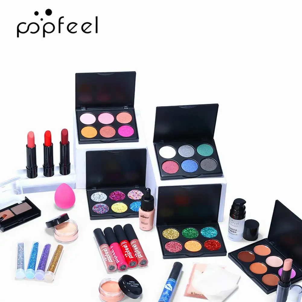 37PCS All-in-One Makeup Set Foundation Concealer Eyebrow Eyeliner Lip Gloss Set With Cosmetics Bag For Women Makeup Sets
37PCS All-in-One Makeup Set Foundation Concealer Eyebrow Eyeliner Lip Gloss Set With Cosmetics Bag For Women Makeup Sets