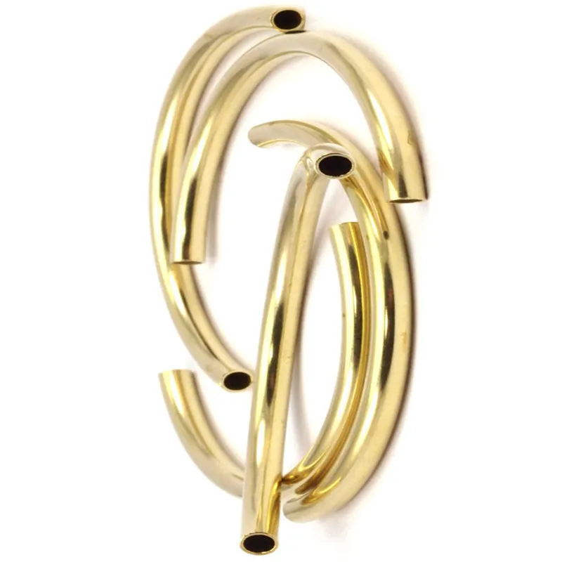 6pc..Raw Brass Tube Beads..sz (3.5x55mm) --yD265 
6pc..Raw Brass Tube Beads..sz (3.5x55mm) --yD265