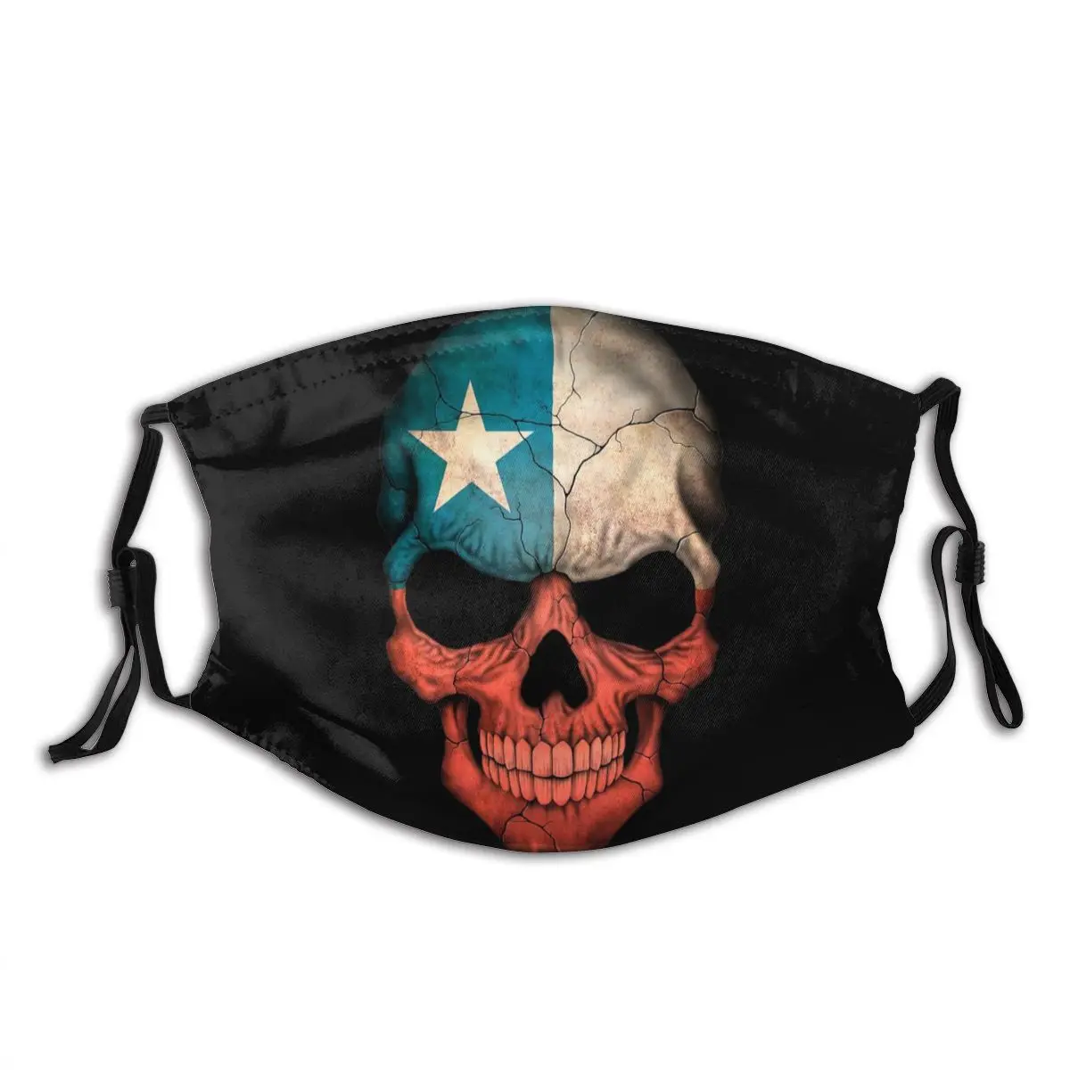 Chilean Flag Skull Unisex Reusable Anti Haze Dustproof Protection Respirator Mask with Filters
Chilean Flag Skull Unisex Reusable Anti Haze Dustproof Protection Respirator Mask with Filters